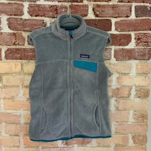 Patagonia vest - grey fleece